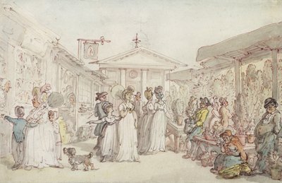 Covent Garden Market, c.1795-1810 door Thomas Rowlandson